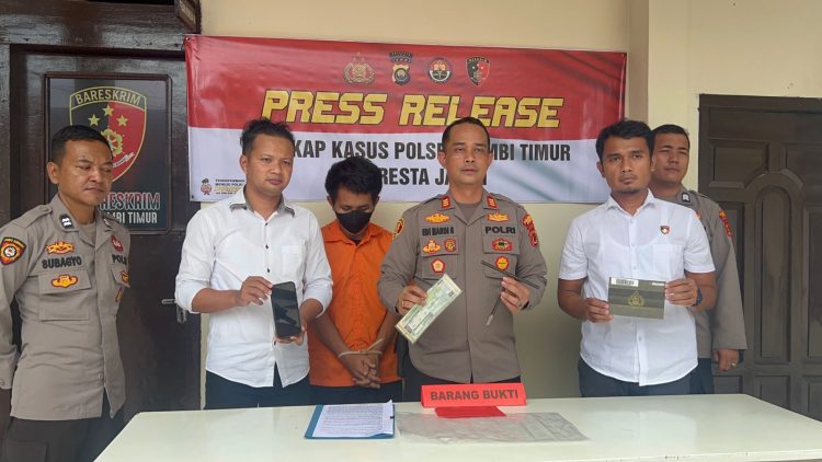 Beraksi Di 3 TKP, Polsek Jambi Timur Ringkus Spesialis Curanmor