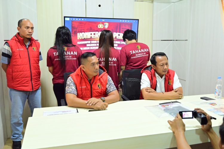 Dalam Satu Bulan Ditreskrimum Polda Jambi Beserta Reskrim Jajaran Amankan Belasan Pelaku TPPO
