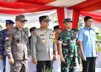 Karo Ops Polda Jambi Kombes Pol. M. Edi Faryadi Ikuti Pelaksanaan Apel Kesiapsiagaan Bencana Hidrometeorologi Badah Provinsi Jambi Tahun 2024