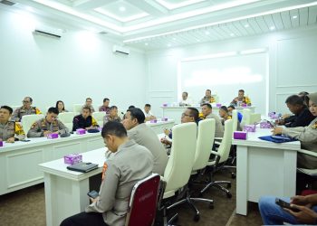 Polda Jambi Gelar Rapat Koordinasi Internal Kesiapan Ops Nataru 2024