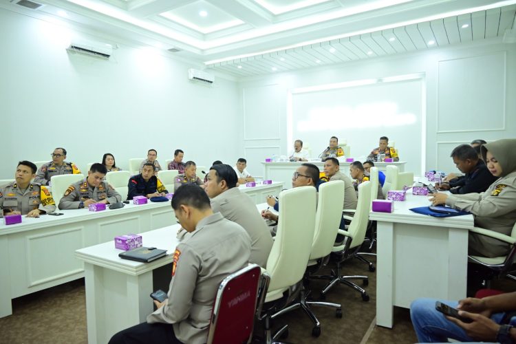 Polda Jambi Gelar Rapat Koordinasi Internal Kesiapan Ops Nataru 2024