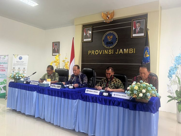 BNNP Jambi Berhasil Ungkap 25 Kasus Narkoba Selama Tahun 2024 Dengan 48 Tersangka