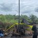 Puluhan Sumur Ilegal Drilling Di Kabupaten Batanghari Ditutup Tim Gabungan Polda Jambi Dan Denpom II/Sriwijaya
