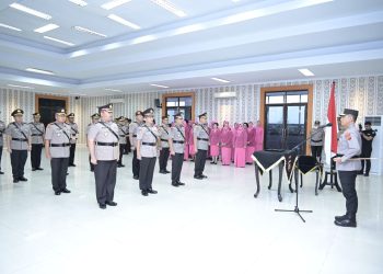 Kapolda Jambi Pimpin Sertijab Lima Pejabat Utama dan Empat Kapolres Jajaran