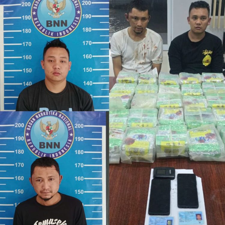 BNNP Jambi Gagalkan Pengiriman 25 Kilogram Sabu Dari Mobil Asal Medan, Dua Pelaku Turut Ditangkap