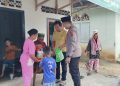 Polsek Air Hitam Tebar Berkah Ramadhan, Bagikan Sembako Kepada Warga Kurang Mampu Dan Anak Yatim Piatu