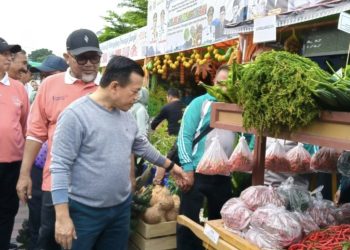 Meriahkan HUT Jambi Bersama Warga: Al Haris Buka Pasar Tani-Bagi Doorprize