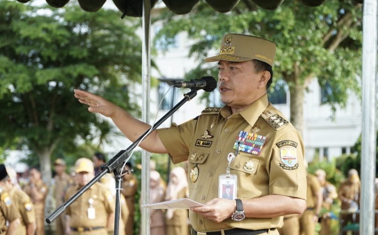 Pimpin Apel Perdana Pasca Idul Fitri, Gubernur Al Haris Soroti Judol Di Lingkungan ASN