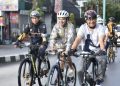 Naik Sepeda, Wali Kota Dan Wawako Jambi Tinjau Terminal Rawasari, Akan Sulap Jadi Rumah Milenial dan Titik Nol Bus Listrik
