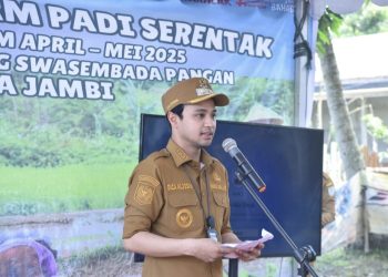 Wawako Diza Pimpin Tanam Padi Serentak, Mantapkan Langkah Menuju Swasembada Pangan