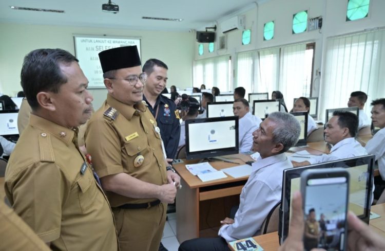 Wali Kota Maulana Tinjau Langsung Pelaksanaan Ujian SKT PPPK Gelombang II di UPT BKN Jambi