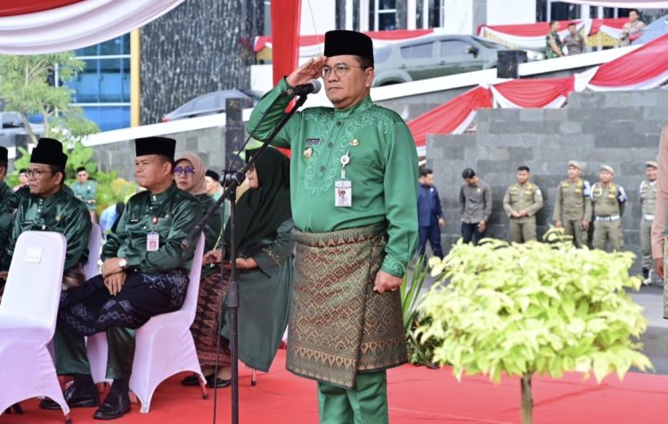 Pimpin Upacara HUT Kota Jambi, Wali Kota Maulana : “Tantangan Masih Banyak, Kebersamaan adalah Kekuatan Kita”