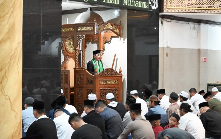 Polda Jambi Gelar Sholat Idul Adha 1446 H Di Masjid Al Ikhlas
