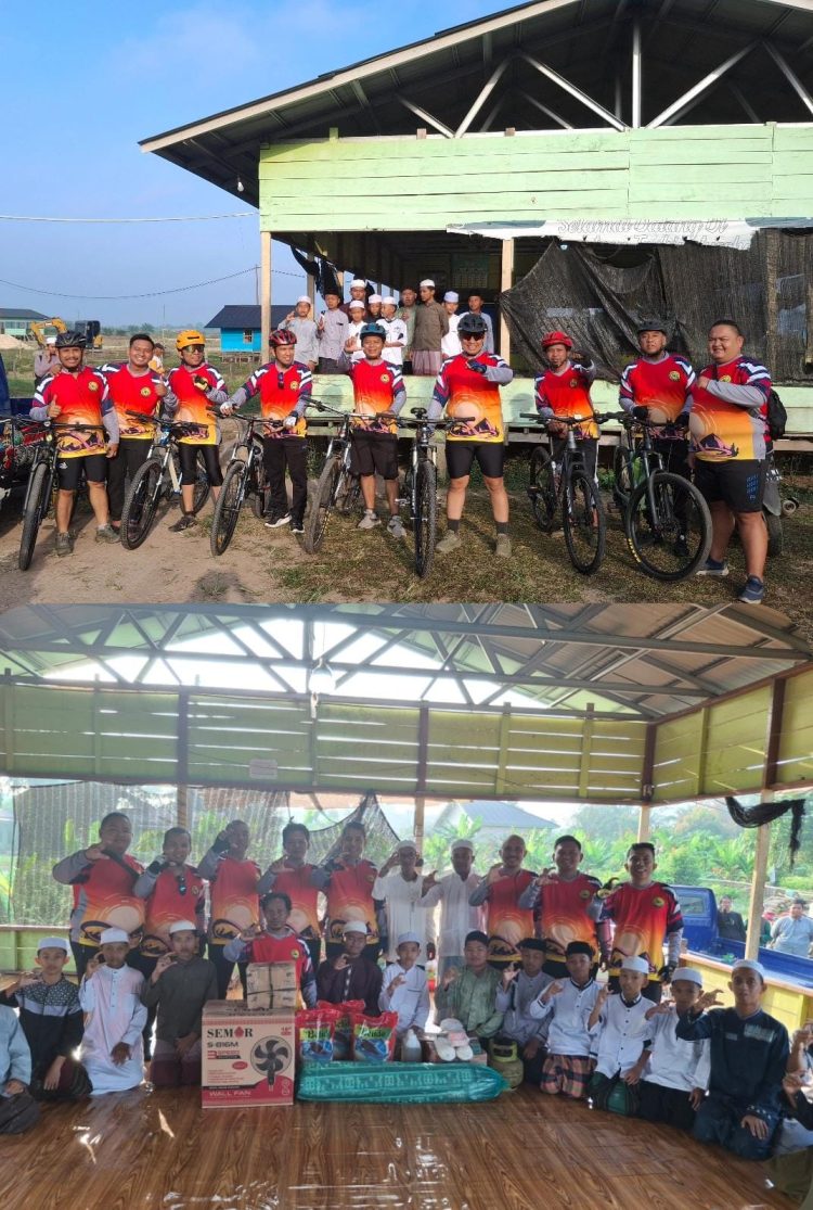 Komunitas Sepeda JCC Gelar Gowes Bareng Dan Bakti Sosial Di Pondok Pesantren Tarbiyatussholatiyah