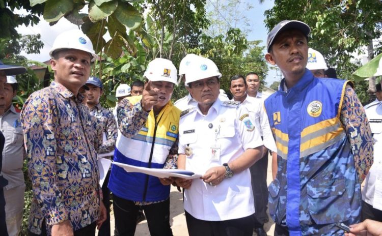 Wali Kota Maulana Cek Proyek Normalisasi Sungai Asam : “Dikebut Demi Kota Jambi Bebas Banjir”