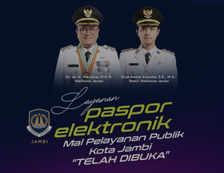 Kabar Bahagia, Warga Kota Jambi Kini Bisa Urus Paspor Elektronik di MPP Kota Jambi