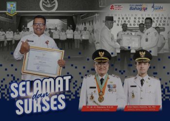 Kota Jambi Raih Penghargaan Penurunan Stunting, Komitmen Wali Kota Maulana Berbuah Apresiasi