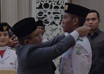 Wali Kota Jambi Kukuhkan Paskibraka 2025, Jalankan Amanatnya