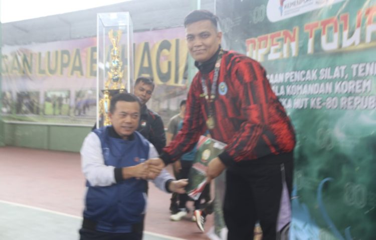 GUBERNUR AL HARIS APRESIASI PELAKSANAAN OPEN TOURNAMENT DANREM CUP 2025