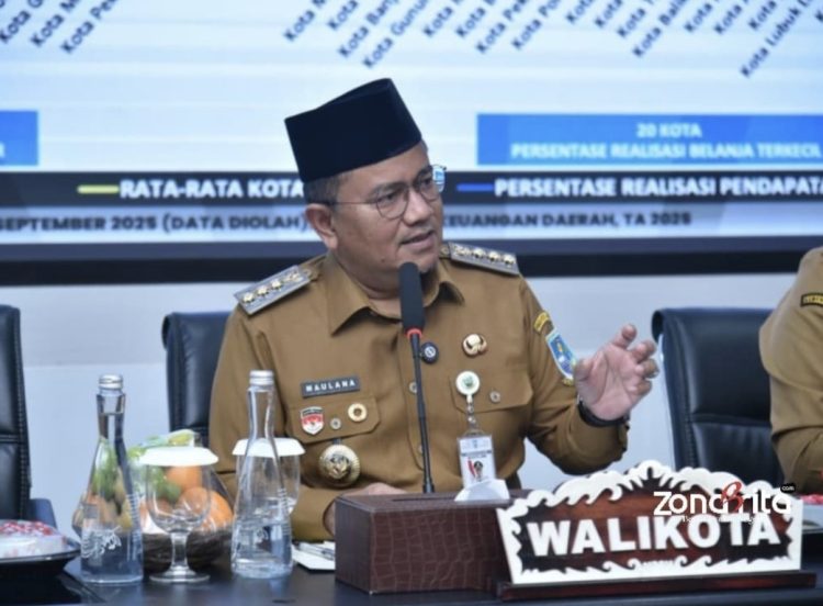 Wali Kota Maulana Pimpin Evaluasi Realisasi Fisik dan Keuangan Pemkot Jambi Tahun 2025