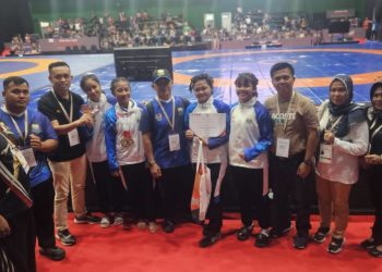 Atlet Gulat Putri Jambi Sumbang Tiga Perunggu PON Bela Diri