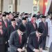 Walikota Jambi Maulana Lantik Ratusan Pejabat Eselon II, III, Dan IV