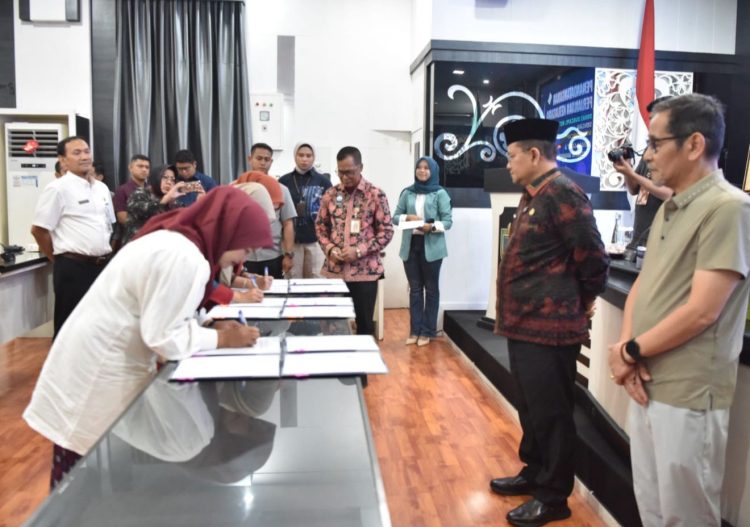 Pemkot Jambi Percepat Layanan Adminduk Bayi Baru Lahir, Teken Kerja Sama Dengan Rumah Sakit dan Bidan