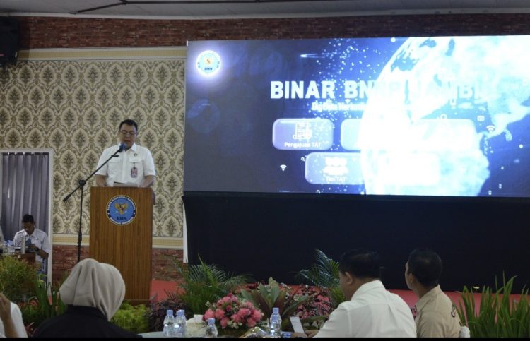 BNNP Jambi Luncurkan Inovasi Digital BINAR (Big Data Narkotika dan Pendaftaran TAT Online)