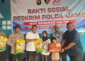 HUT Reserse Ke-78, Ditreskrimsus Polda Jambi Gelar Baksos Di Yayasan Cinta Harapan Yatim Rumah Cahaya