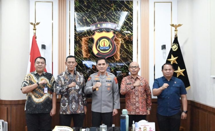 Perkuat Sinergi dalam Pemberantasan Penyalahgunaan Narkotika di Provinsi Jambi, Kapolda Terima Silaturahmi Kepala BNN Jambi