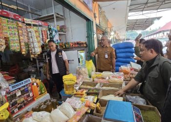 Tim Gabungan Ditreskrimsus Polda Jambi Pastikan Stok dan Harga Bapok di Pasar Angso Duo Masih Stabil Jelang Ramadhan