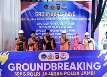Wakapolda Jambi Resmikan Launching SPPG Jambi Timur, Polda Jambi Dukung Penuh Program Nasional Makan Bergizi Gratis