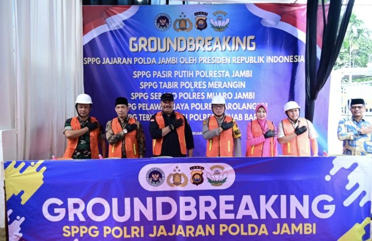 Wakapolda Jambi Resmikan Launching SPPG Jambi Timur, Polda Jambi Dukung Penuh Program Nasional Makan Bergizi Gratis