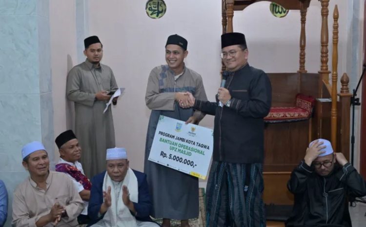 Walikota Maulana Peduli Terhadap Anak-Anak Dari Hal Negatif, Beri Bantuan Akses Wifi Gratis di Masjid