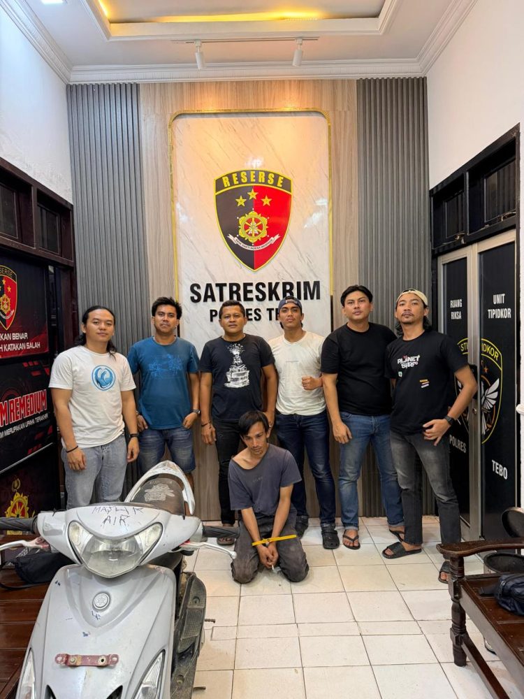 Gerak Cepat Tim Sultan Polres Tebo Berhasil Ringkus Pelaku Curanmor Dan Amankan Barang Bukti