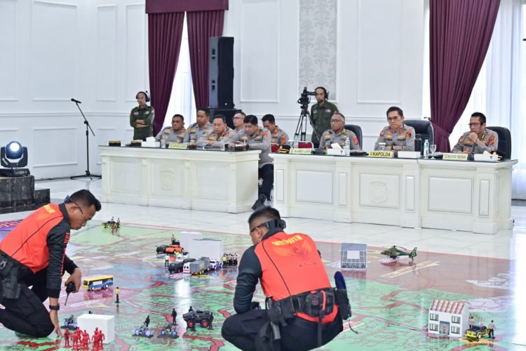 Polda Jambi Gelar Tactical Floor Game, Perkuat Kesiapsiagaan Hadapi Dinamika Kamtibmas