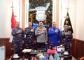 Kapolda Jambi Terima Audiensi Danlanal Palembang, Perkuat Sinergi Pengamanan Wilayah Perairan