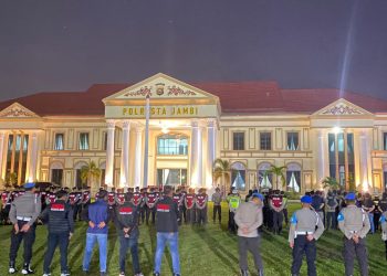 Polri Berikan Rasa Aman dan Nyaman, Polda Jambi dan Polresta Jambi Gelar Patroli KRYD Antisipasi Balap Liar dan Kriminalitas