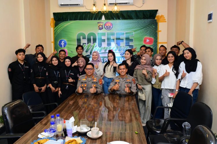 Bidhumas Polda Jambi Gelar Coffee Morning Bersama Pegiat Media Sosial Dan Influencer