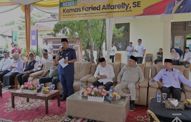Maulana Dampingi Reses Ketua DPRD Kota Jambi, Wujud Nyata Kolaborasi Apik Pemkot Jambi, Pemerintah Pusat Dan Legislatif