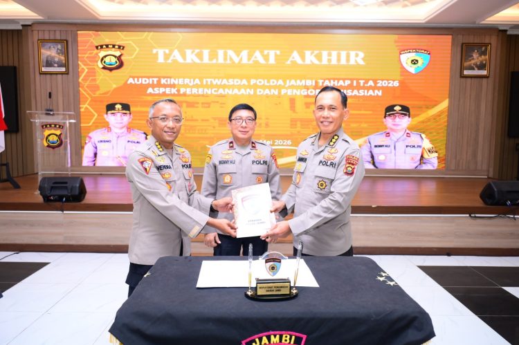 Polda Jambi Gelar Taklimat Akhir Audit Kinerja 2026, Perkuat Pengawasan dan Pelayanan Presisi