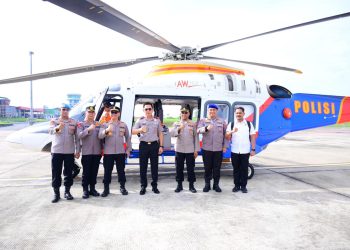 Kapolda Jambi Patroli Udara Pantau Titik Rawan Karhutla di Wilayah Provinsi Jambi