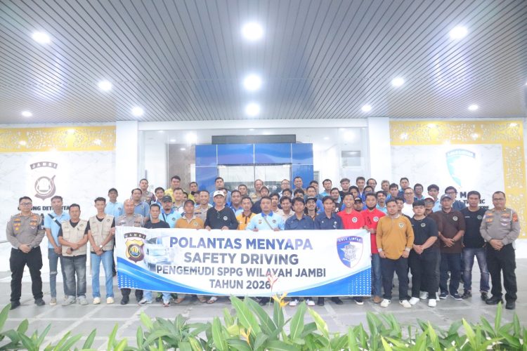 Ditlantas Polda Jambi Gelar Pelatihan Safety Driving Pengemudi SPPG MBG, Wujud Dukungan Program Nasional Menuju Generasi Emas 2045