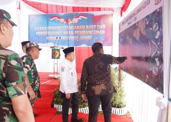 Pemprov Hibahkan Lahan Untuk Pembangunan KODAM Di Provinsi Jambi