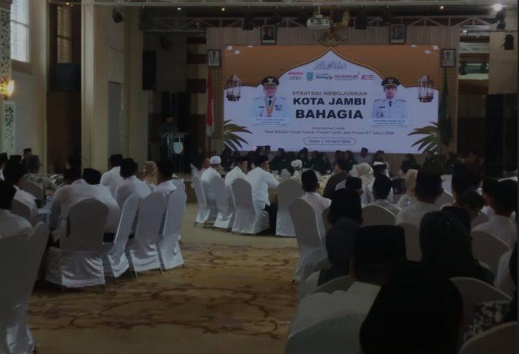 Maulana-Diza Halal Bihalal Bersama Ketua Forum RT Se-Kota Jambi