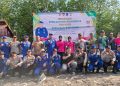Menjelang HUT Bhayangkara ke-80, Ditpolairud Polda Jambi dan Polres Tanjab Barat Tanam 2.000 Mangrove serta Tebar 2.000 Bibit Ikan