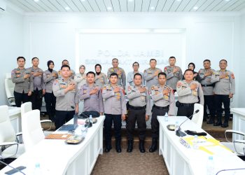 Polda Jambi Terima Kunjungan Tim Puslitbang Polri, Teliti Optimalisasi Almatsus Dalmas dan Ketahanan Pangan