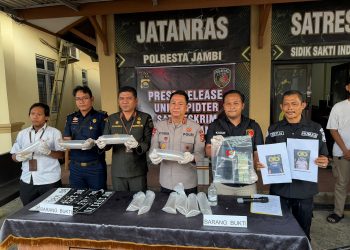 Polresta Jambi Berhasil Gagalkan Penyelundupan 47.872 Beni Lobster, Nilai Kerugian Capai Rp.7.1 Miliar