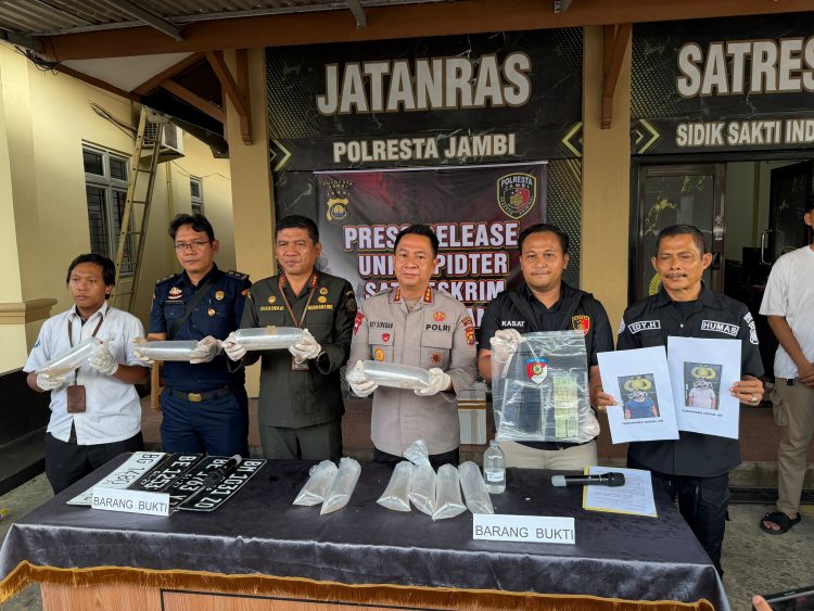 Polresta Jambi Berhasil Gagalkan Penyelundupan 47.872 Beni Lobster, Nilai Kerugian Capai Rp.7.1 Miliar