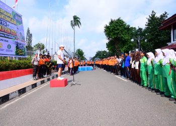 Sambut Hari Bhayangkara ke-80, Polda Jambi Gelar Gerakan Bersama Bersih Lingkungan Road to Presisi Merdeka Run 2026